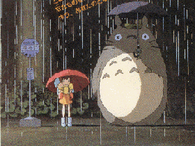 Totoro in the Rain